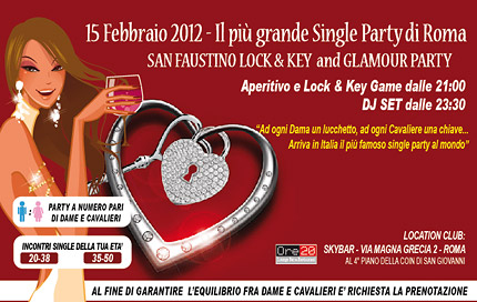 Lock and Key Single Party - SAN FAUSTINO